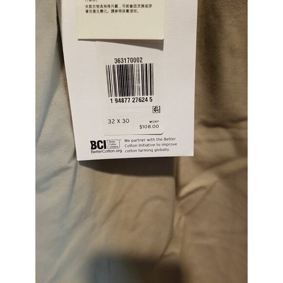 NWT Levis High Rise Loose Tapered Pleated Tan Khaki Pants Size 32 X 30 No Belt - Picture 7 of 12